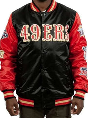 san francisco 49ers champs patches jacket
