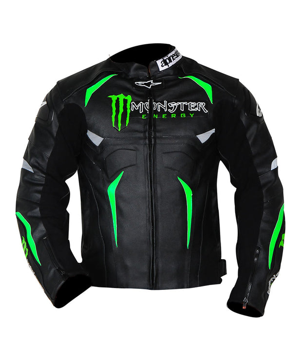 black green alpine monster energy jacket